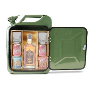 Minibar in petrol can design MF1 Divit bar shelf / storage DPLKM1