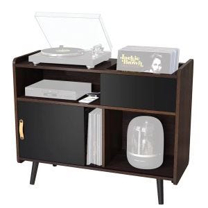 Vinyl record player cabinet Divit VP72 retro cabinet made of wood