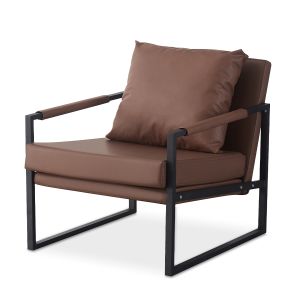 Leather living room armchair Divit LW2 lounge armchair