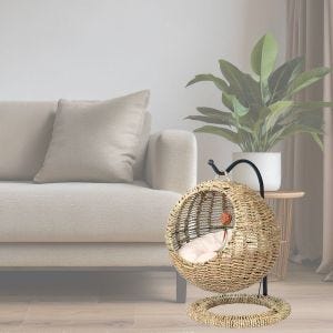 Cat basket KK11 hanging woven pet basket DPL1