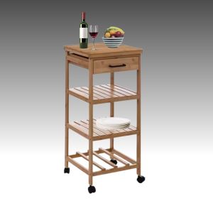 Kitchen trolley KW13 Kitchen shelf storage kitchen wood DPL2