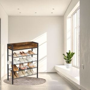 Shoe rack SR26 Shoe storage Hallway organiser Industrial design DPL2
