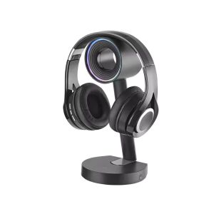 Gaming Headphone Stand GK23 with Charging Station Inductive Headphone Stand for Gaming Setup