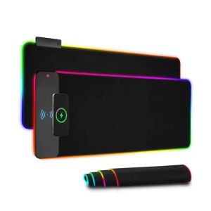 RGB desk pad SU24 with charging station 80cm Mouse pad illuminated
