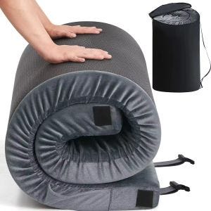 Rollable mattress 60cm x 180cm RM7 Divit memory foam mat gray