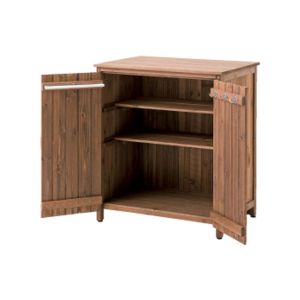 Garden cabinet weatherproof Divit GI44 tool shed made of fir wood weatherproof 70 x 50 x 80 cm brown DPL1