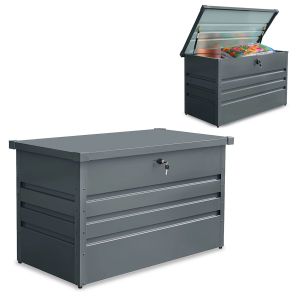 Outdoor metal storage box AB5 garden chest lockable 300 liters