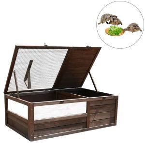 Small animal house wood BF31 small animal enclosure 97 x 57 x 51 cm weatherproof DPL4