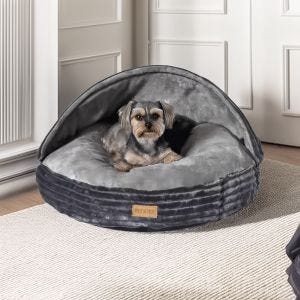 Dog bed Divit HB13 Dog cave Cuddly cave for dog 89cm x 89cm grey DPL1