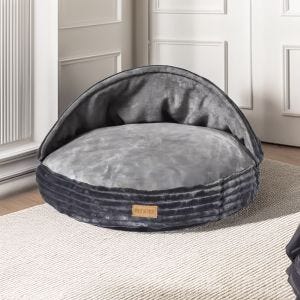 Dog bed Divit HB13 Dog cave Cuddly cave for dog 89cm x 89cm grey DPL2