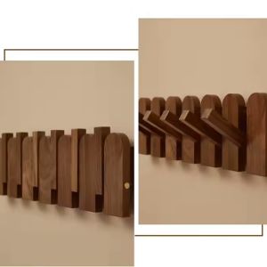 Wall coat rack with 6 hooks Divit WG4 Coat hooks for wall Piano coat rack DPL2