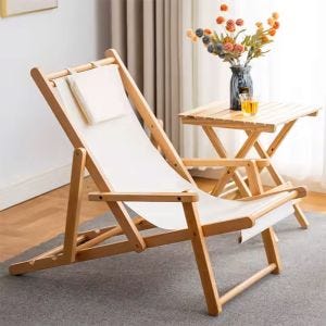Deckchair with armrests Divit HK6 Beach lounger Folding deckchair DPL2