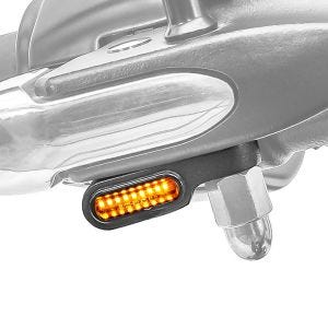 LED Lenkerblinker für Harley Davidson Dyna Street Bob Lumitecs Blinker XS getönt_1