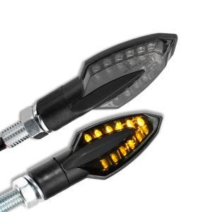 Indicators compatible with Aprilia RS 660 / 125 LED Turn signals Lumitecs TX9 tinted black