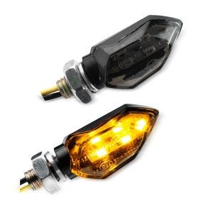 Indicators compatible with Honda CBR 650 F / R LED Turn signals Lumitecs TX12 tinted black