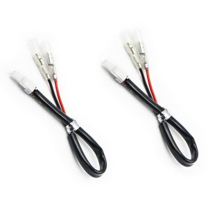 Indicator adapter cable compatible with Motocross, Enduro Lumitecs 2 pieces AK5