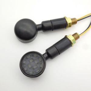 Running light indicators compatible with Honda CBR 1100 XX / CBR 500 R with ECE LED Lumitecs RV299 2 pieces tinted black