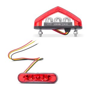 LED Tail Light compatible with Motocross, Enduro Lumitecs TX44 red