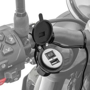 12V motorcycle USB socket Lumitecs US3