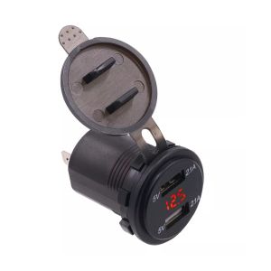 12V USB socket compatible with Yamaha R7 / Tenere 700 Lumitecs US11