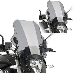 2 x Windshield Puig Bat Universal Windscreen Fly Screen light smoke Set Discount