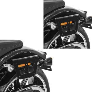 2x Saddlebag Support Bracket fits for Harley Davidson Dyna 91-17 detachable left Craftride QL Set Discount