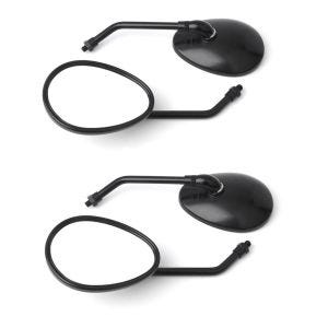 2x Rear View Mirror Pair (4 pieces) ECE / Motorbike Mirror universal Craftride SC2 black Discount Set