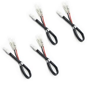 2x Indicator adapter cable motorcycle compatible with Motocross, Enduro Lumitecs 2 pieces AK5 Discount Set