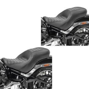 2x 2-Up Seat fits for Harley Davidson Softail 18-24 Craftride TR2 Two-Up Comfits fort Set Discount