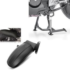 Set: Hauptständer Honda NC 700 S 12-13 NC 750 S 15-20 Mittelständer ConStands in schwarz + Hinterradabdeckung für Honda NC 700 S / X 12-13 Kotflügel hinten Zaddox_1