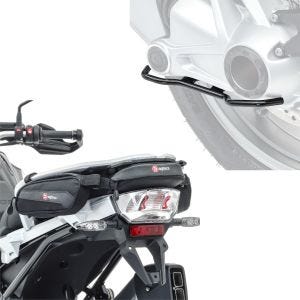 Set: Swing Arm Protection compatible with BMW R 1200 GS 13-18 Motoguard X1K Paralever protector with Tail Bag TB3