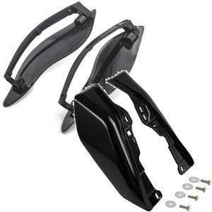 Set: Side Wings Air Deflectors + Wind deflector WA3 fits for Harley Davidson Touring 14-23