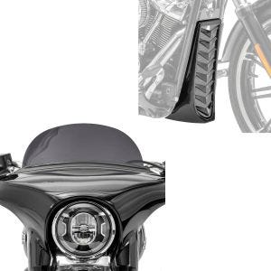 Set: Windshield fits for Harley Davidson Sport Glide 18-24 M + Belly pan Spoiler CV4