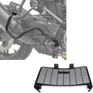 Set: Exhaust Guard fits for Harley Davidson Pan America 1250 / Special 21-24 Crash Bar EP1 + Radiator Cover