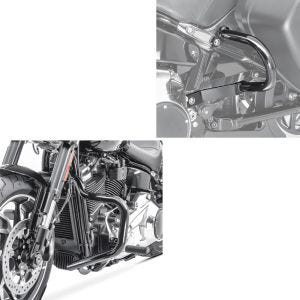 Set Mustache engine guard + Saddlebag guard suitable for Harley Davidson Sport Glide 18-24 Craftride black