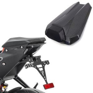 License plate holder with lighting + passenger cover compatible with KTM 1290 Super Duke R 20-23 carbon look