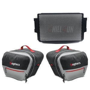 Radiator cover compatible with Yamaha Tracer 9 / GT 21-24 + inner bag set