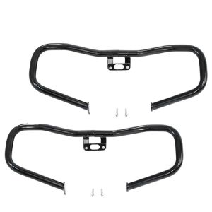 Set 2x Engine Guard Chopped fits for Harley Davidson Touring 14-24 Crash Bar Craftride CH4 black