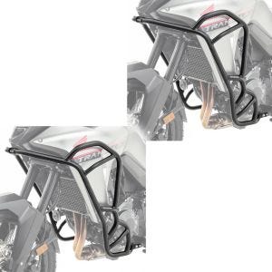 Set 2x Crash Bars compatible with Honda Transalp XL 750 23-24 Engine Guard Motoguard KT12 black