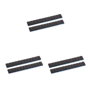 Set of 3 Wheel balancing weights motorcycle ConStands tyres weights 2 pieces 12x5g black