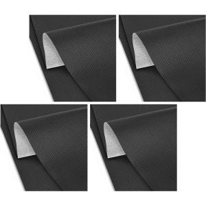 Set of 4 Motorcycle seat cover fabric artificial leather Carbon-Look  XL 140x100 cm