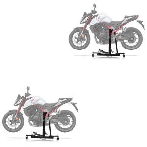 2x Central Stand compatible with Honda Hornet 750 23-25 black Paddock Stand ConStands Power-Evo