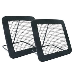 Set of 2 Football Rebounder Net Cranit FR1 rebound wall for football goal 84cm x 84cm NEW