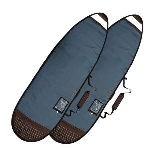 Set of 2 Surfboard bag travel bag SR1 Cranit surfboard bag for 8" boards blue