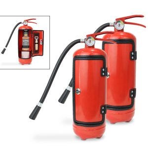 Set of 2 Minibar in fire extinguisher design MF51 Divit bar shelf / storage