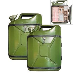 Set of 2 Minibar in petrol can design MF1 Divit bar shelf / storage