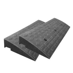 Set of 2 Curb ramp Vanit BR22 rubber ramp driveway 100cm
