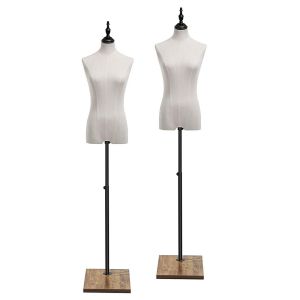 2x mannequin height adjustable Divit BK2189 dressmaker's dummy mannequin white Home