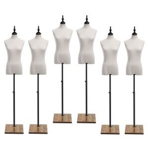 6x mannequin height adjustable Divit BK2189 dressmaker's dummy mannequin white Home