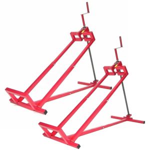 2x Lawn tractor lifter lifting device lifting platform ride-on mower ride-on lawn mower